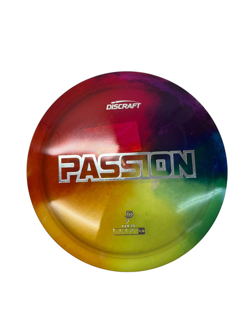 Vist Large View of Product Image Which is Used Discraft PP PASSION TYE DYE Disc Golf Driver Red 171g