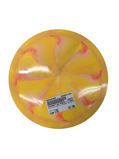 Vist Large View of Product Image Which is Used Discraft BS MCBETH X PIERCE COLLAB DRIVE Disc Golf Driver Orange 173g