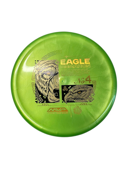 Vist Large View of Product Image Which is Used MVP MCMAHON SYNERGY SERIES Disc Golf Putter Neon Green 173g