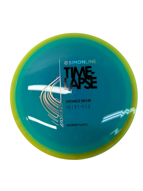 Vist Large View of Product Image Which is Used Axiom SIMON LINE NEUTRON TIMELAPSE Disc Golf Driver Royal Blue 168g