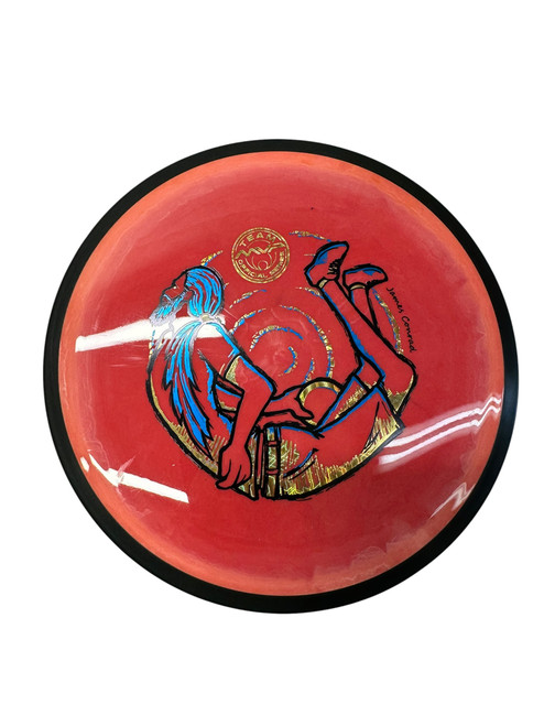 Vist Large View of Product Image Which is Used MVP TS BENDY JAMES CONRAD VOLT Disc Golf Driver Red 174g
