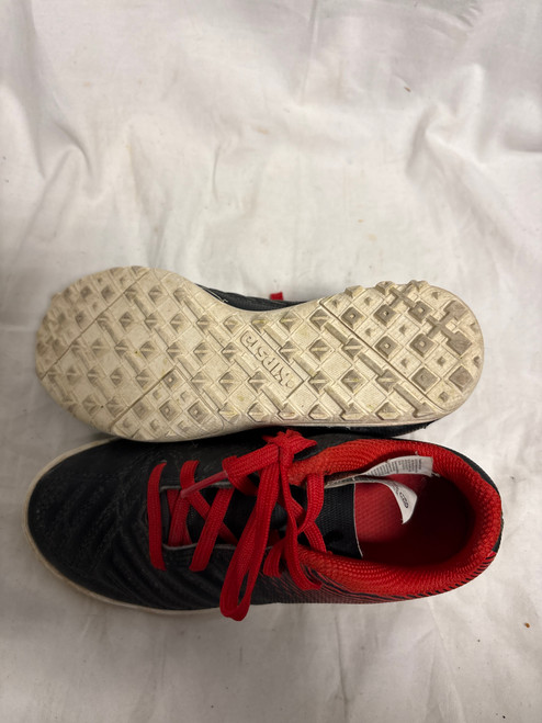 Vist Large View of Product Image Which is Used K1 Soccer Turf Shoes Black Youth 10.5