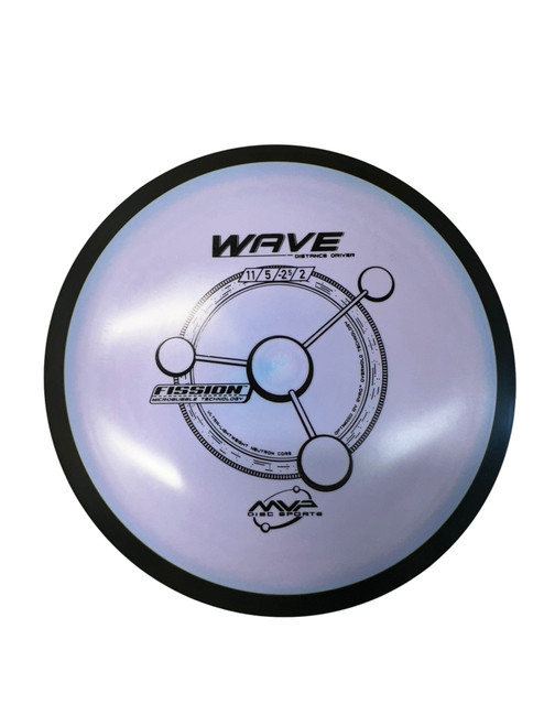 Vist Large View of Product Image Which is Used MVP FISSION WAVE Disc Golf Driver Purple 167g