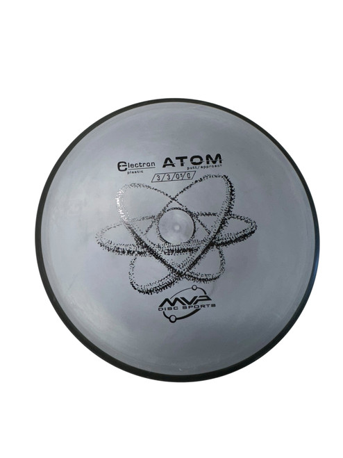 Vist Large View of Product Image Which is Used MVP ELECTRON ATOM Disc Golf Putter Grey 173g
