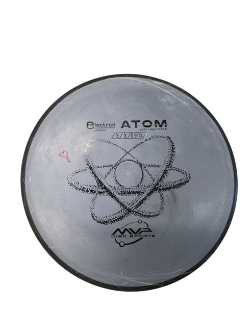 Vist Large View of Product Image Which is Used MVP ELECTRON ATOM Disc Golf Putter Grey 173g