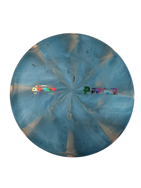 Vist Large View of Product Image Which is Used Discraft PP JAWBREAKER FIERCE Disc Golf Putter Carolina Blue 173g