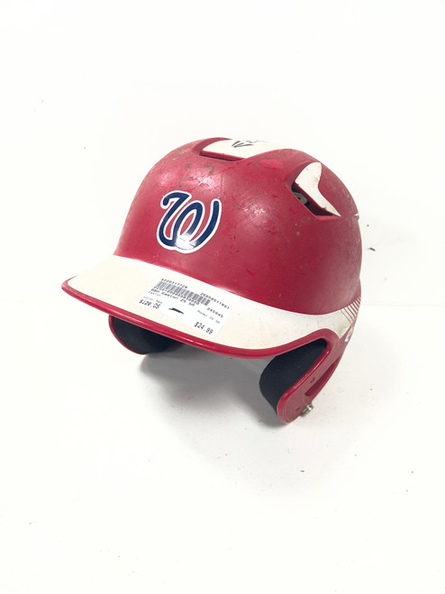 Vist Large View of Product Image Which is Used Easton Z5 SR Batting Helmet No Mask Red One Size