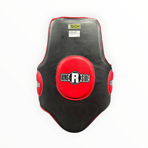 Vist Large View of Product Image Which is Used Ringside GEL SHOCK SUPER BODY PROTECTOR Boxing Pads Black
