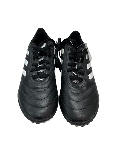 Vist Large View of Product Image Which is Used Adidas Soccer Indoor Shoes Black Junior 02