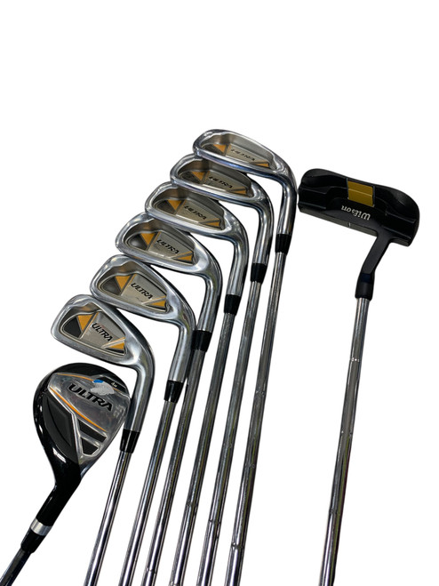 Vist Large View of Product Image Which is Used Wilson ULTRA 5-PW PUTTER FW Mens Starter Set RH 8 Piece