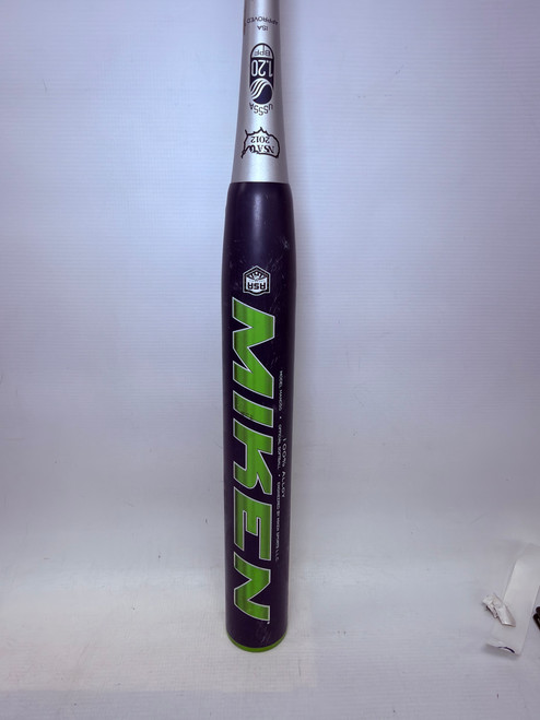 Vist Large View of Product Image Which is Used Miken MANIAC MANDSG BB/SB Slowpitch Bat 34"