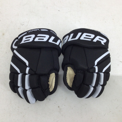 Vist Large View of Product Image Which is Used Bauer VAPOR YOUTH 8IN HOCKEY GLOVES Youth Gloves Black 8"