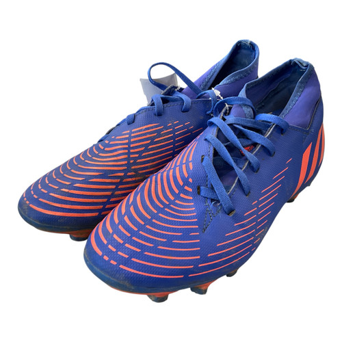 Vist Large View of Product Image Which is Used Adidas PREDATOR EDGE.4 Soccer Cleats Royal Blue Senior 7