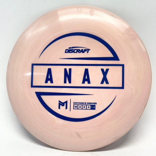 Vist Large View of Product Image Which is Used Discraft MCBETH ANAX Disc Golf Driver Pink 174g