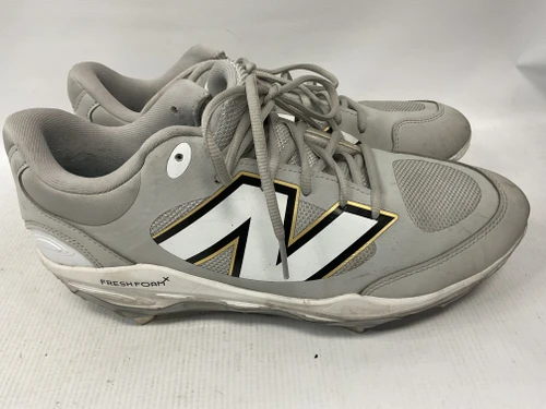 Vist Large View of Product Image Which is Used New Balance 3000 BB/SB Cleats Grey Senior 11.5