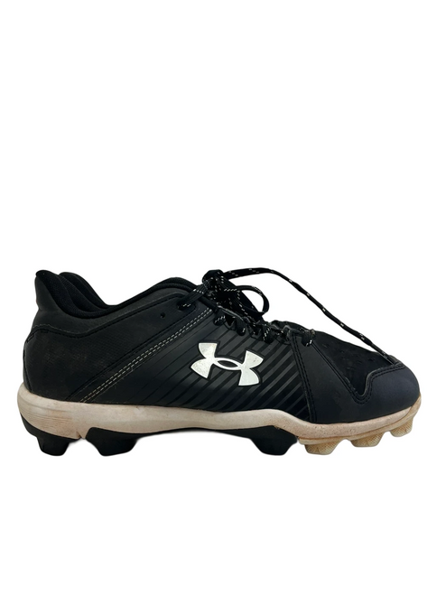 Vist Large View of Product Image Which is Used Under Armour Leadoff Jr 6 BB/SB Cleats Black