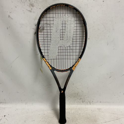 Vist Large View of Product Image Which is Used Prince THUNDER BOLT 110 Adult Tennis Racquet Orange 4 1/2"