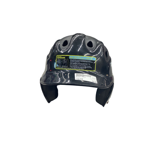 Vist Large View of Product Image Which is Used Wilson A5270 Batting Helmet No Mask Black S/M