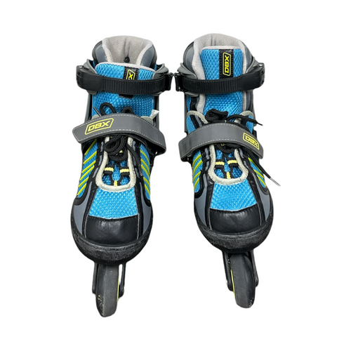Vist Large View of Product Image Which is Used DBX ABEC 5 Junior Rec Fitness Skates Black Adjustable 5-8