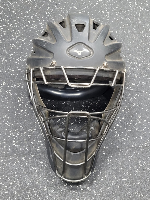 Vist Large View of Product Image Which is Used Mizuno SAMURAI MSCH200 Catchers Helmet w/Mask Black L/XL