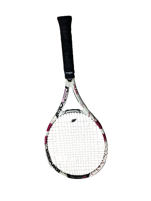 Vist Large View of Product Image Which is Used Babolat PURE DRIVE LITE GT Adult Tennis Racquet Pink 4 1/4"