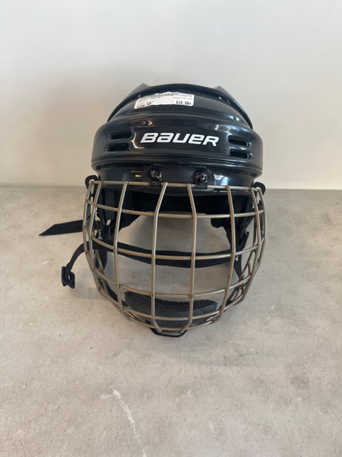 Vist Large View of Product Image Which is Used Bauer HELEMT Hockey Helmet Only Black SM