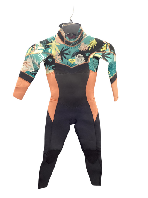 Vist Large View of Product Image Which is Used Roxy Junior Size 8 Full Wet Suit Black