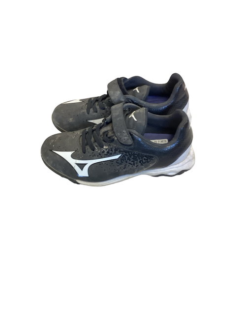 Vist Large View of Product Image Which is Used Mizuno BASEBALL CLEAT BB/SB Cleats Black Junior 02
