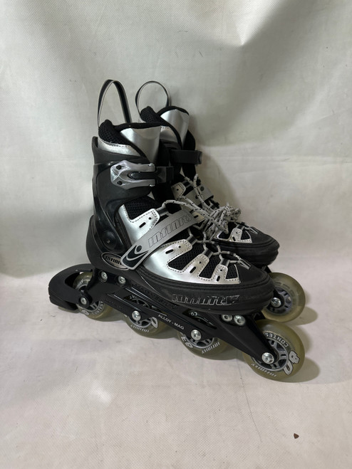 Vist Large View of Product Image Which is Used Infinity INSKT INFINITY SR 5 Senior Rec Fitness Skates Black Senior 5