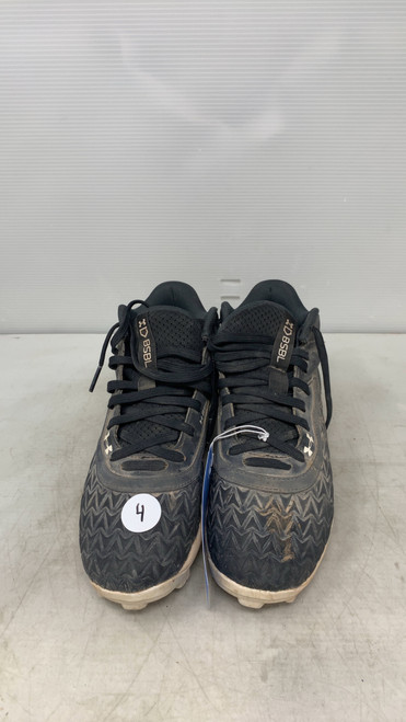 Vist Large View of Product Image Which is Used Under Armour BSBL BB/SB Cleats Black Junior 04