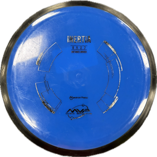 Vist Large View of Product Image Which is Used MVP INERTIA Disc Golf Driver Royal Blue