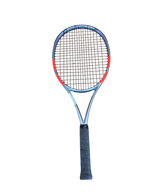 Vist Large View of Product Image Which is Used Babolat PURE STIKE 100 Adult Tennis Racquet Grey 4 1/4"