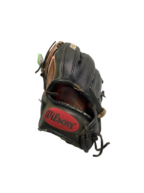 Vist Large View of Product Image Which is Used Wilson A2000 PRO STOCK BB/SB Glove LH Throw Black 11 3/4"