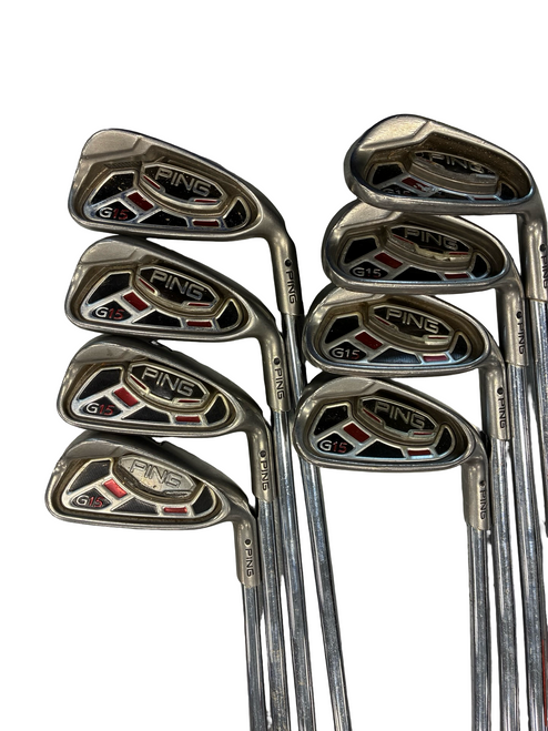 Vist Large View of Product Image Which is Used Ping G15 Mens Iron Set RH 4I-GW/AW