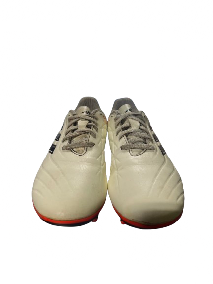 Vist Large View of Product Image Which is Used Adidas COPA PURE Soccer Cleats White Junior 05