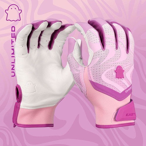 Vist Large View of Product Image Which is Easton Ghost Ethos Unlimited Fastpitch Youth Batting Gloves #GH26FPBG