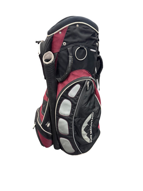 Vist Large View of Product Image Which is Used Sun Mtn CART BAG FT Mens Cart Bag Red