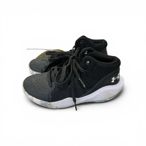 Vist Large View of Product Image Which is Used Under Armour Basketball Shoes Y Black Youth 12.0