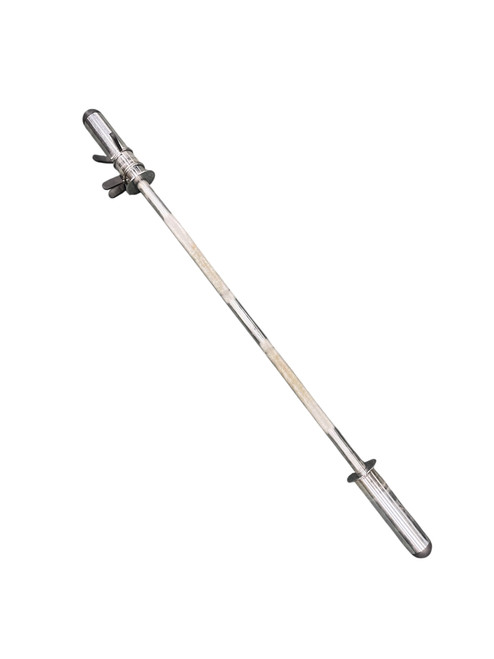 Vist Large View of Product Image Which is Used Exercise Olympic Curl Bar 48"