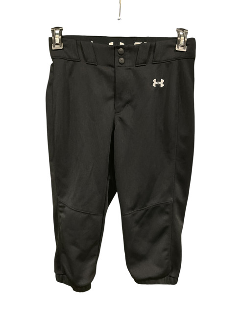 Vist Large View of Product Image Which is Used Under Armour BB PANTS BB/SB Pant Boys Black SM
