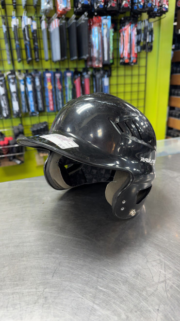Vist Large View of Product Image Which is Used Rawlings CFTBH-R1 Batting Helmet No Mask Black SM