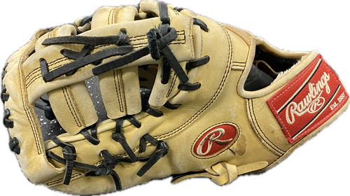 Vist Large View of Product Image Which is Used Rawlings GGEFB13CB BB/SB First Base LH Throw Tan 13"