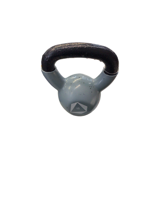 Vist Large View of Product Image Which is Used Kettle Dumbbell (Each) Grey 15 lb