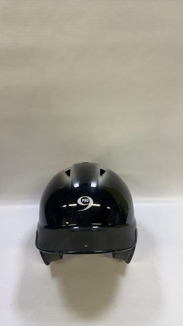 Vist Large View of Product Image Which is Used Pro 9 YBH Batting Helmet No Mask Black And Grey MD