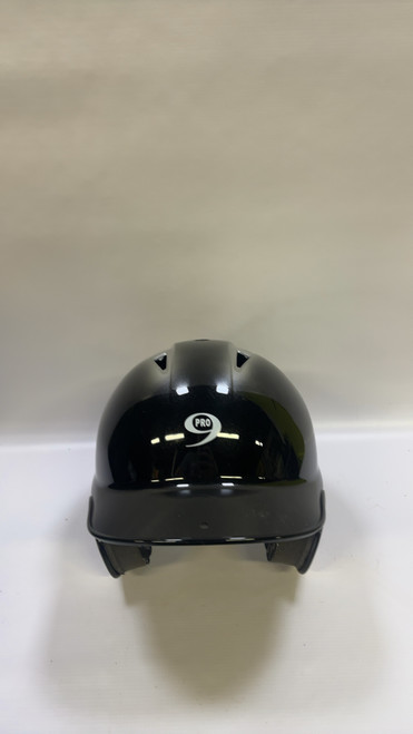 Vist Large View of Product Image Which is Used Pro 9 YBH Batting Helmet No Mask Black And Grey MD