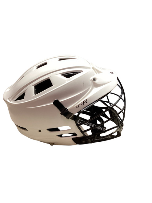 Vist Large View of Product Image Which is Used Cascade CPV-R Lacrosse Helmet White M/L