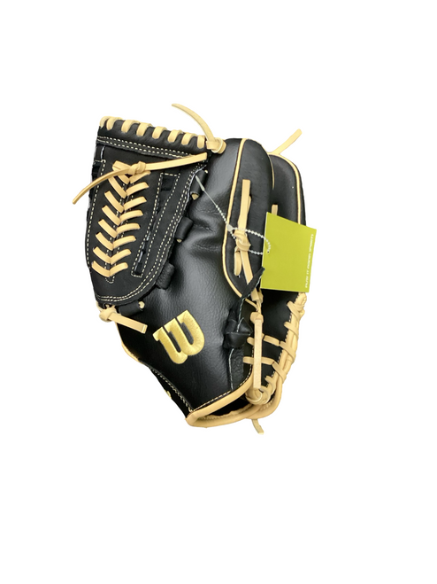 Vist Large View of Product Image Which is Used Wilson ULTRA BB/SB Glove RH Throw Black 11 1/2"