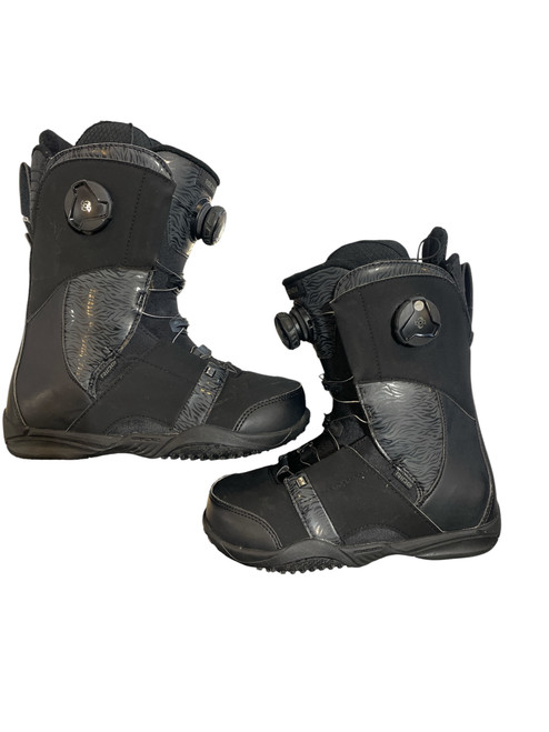 Vist Large View of Product Image Which is Used Ride X HERA Mens Snowboard Boots Black Senior 6.5