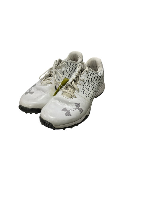 Vist Large View of Product Image Which is Used Under Armour LAX Cleats Womens White Senior 9.5