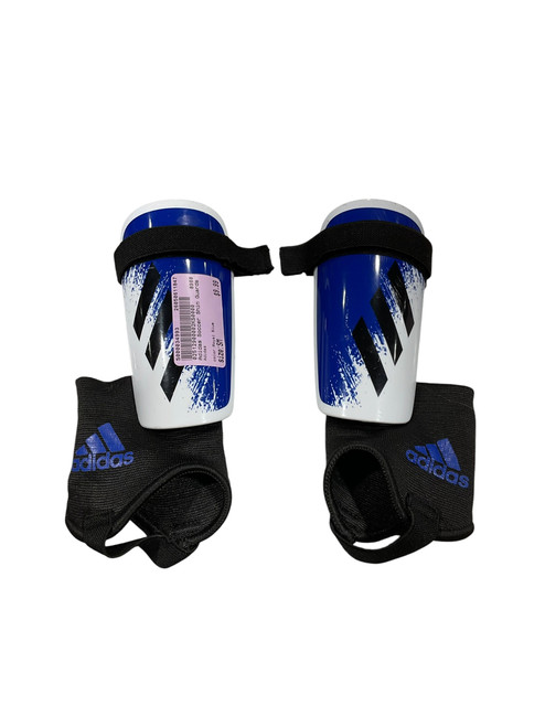 Vist Large View of Product Image Which is Used Adidas Soccer Shin Guards Youth Royal Blue SM